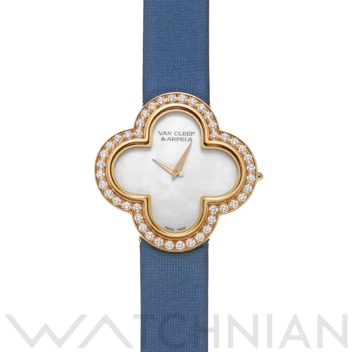 ヴァン クリーフ&アーペル アルハンブラ VCARF52800 ホワイトシェル レディース 時計 【中古】【wristwatch】