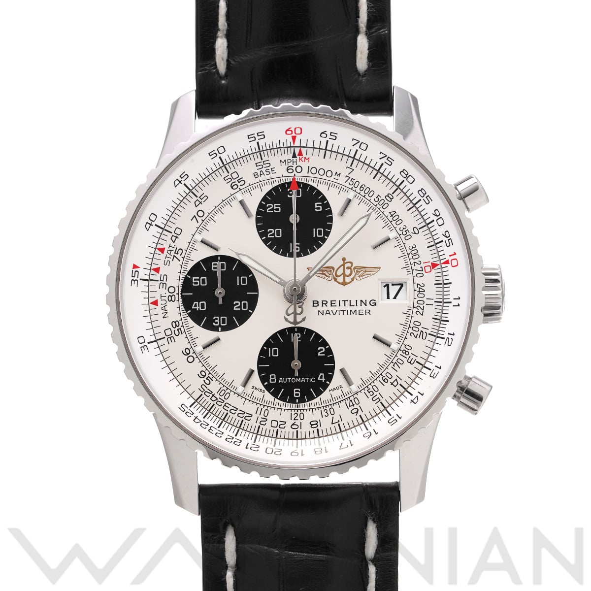 ブライトリング オールドナビタイマー A1332412/G796 シルバー/ブラック メンズ 時計 【中古】【wristwatch】