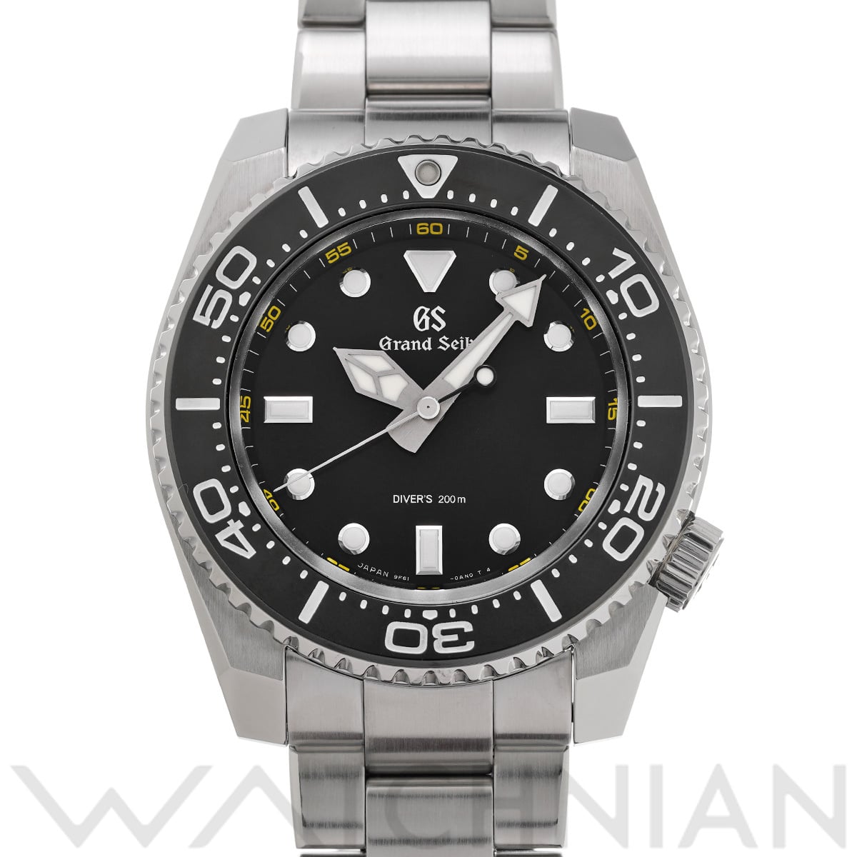 グランドセイコー スポーツコレクション クォーツ タフGS SBGX335 ブラック メンズ 時計 【中古】【wristwatch】