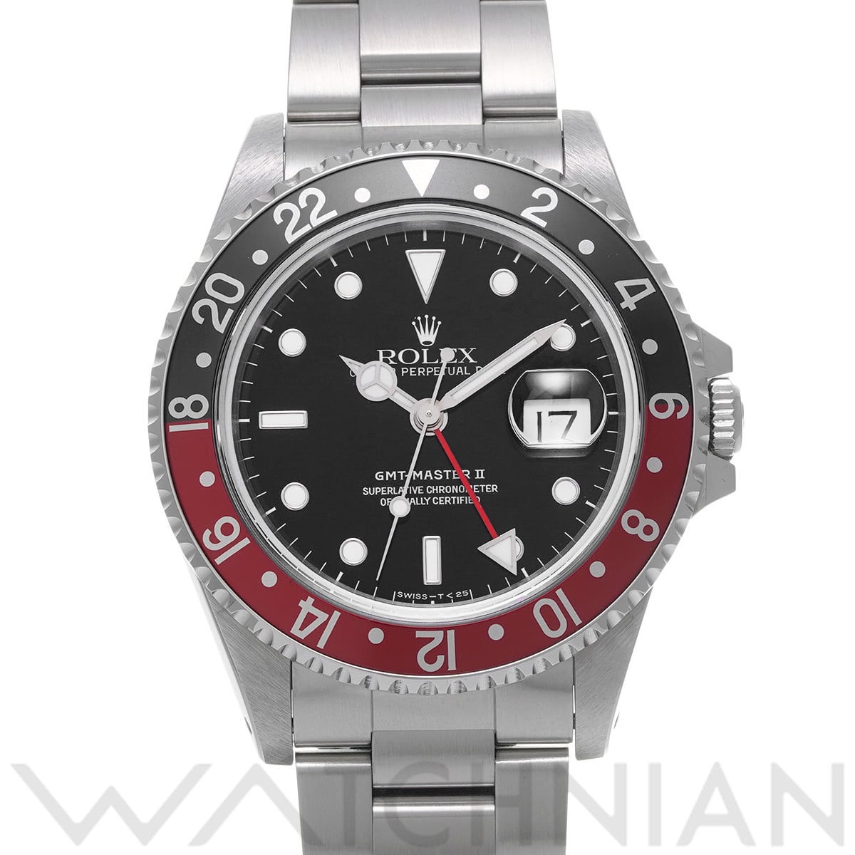 ロレックス GMTマスターII 16710 ブラック メンズ 時計 【中古】【wristwatch】