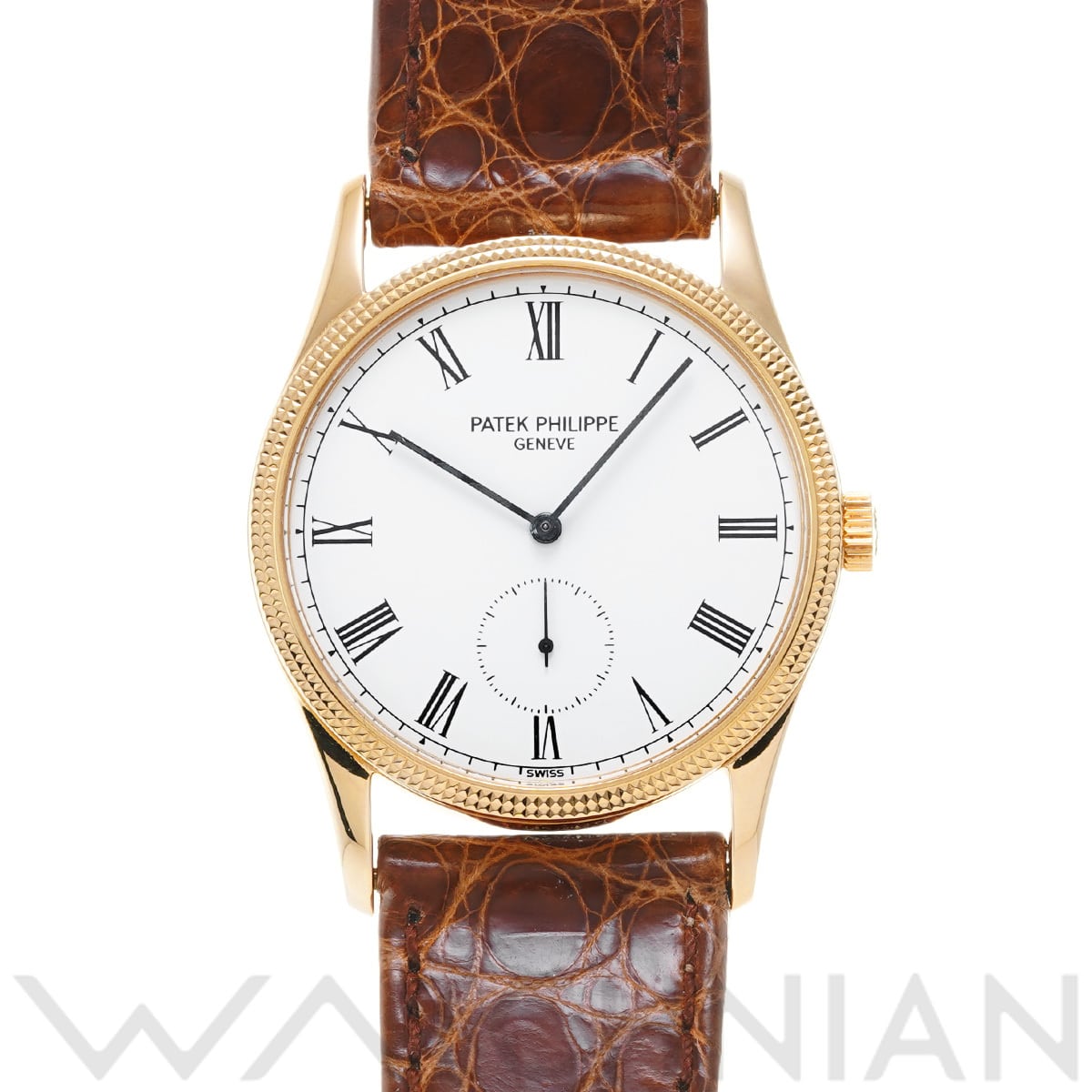 パテック フィリップ カラトラバ 3796D ホワイト ユニセックス 時計 【中古】【wristwatch】