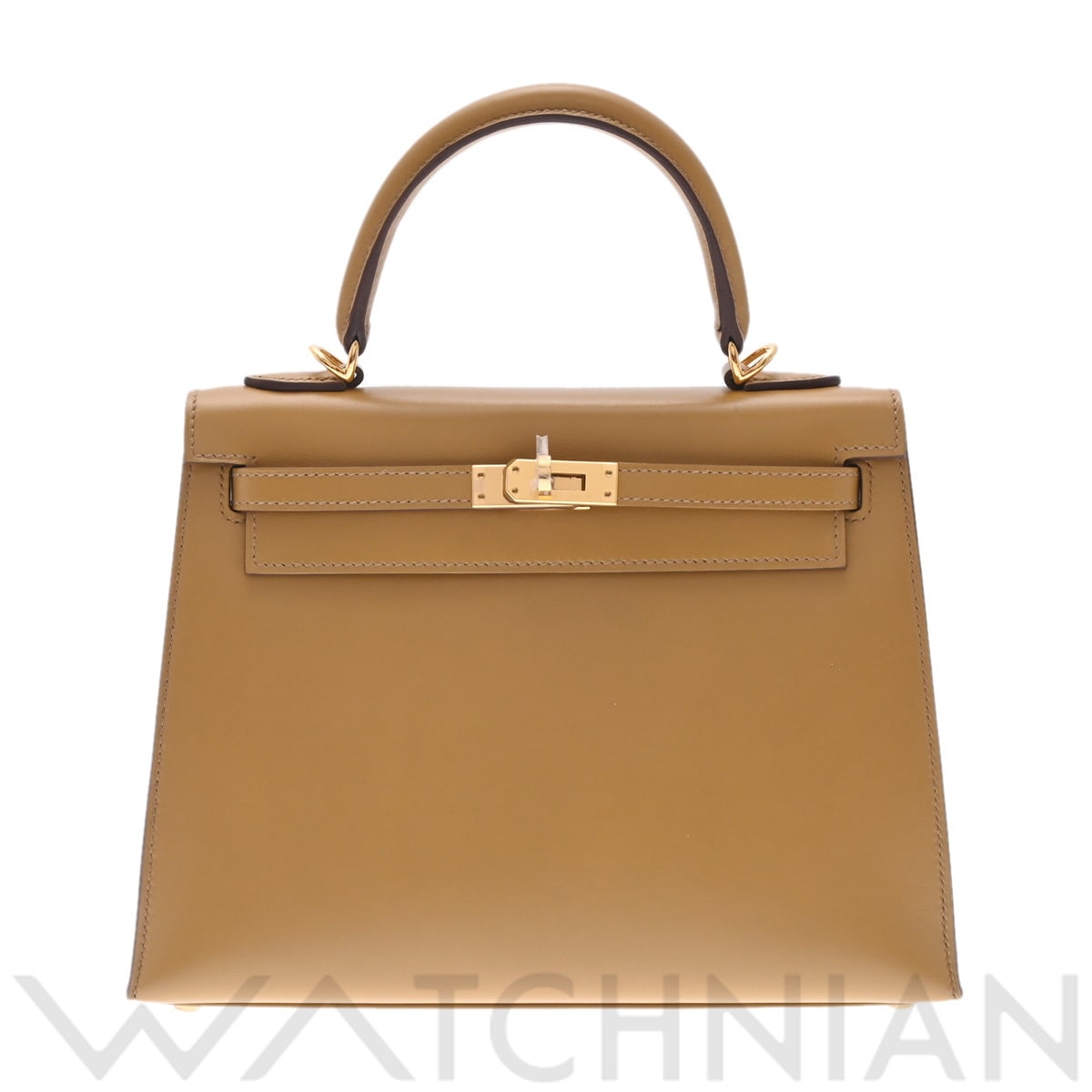 エルメス ケリー25 外縫い プシエール タデラクト レディース バッグ 【中古】【bag】