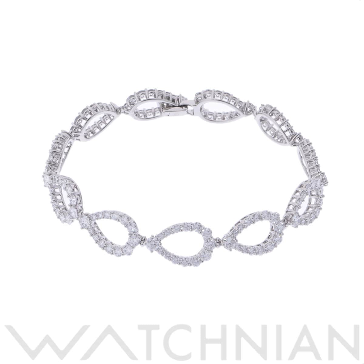 ハリー ウィンストン ループ ブレスレット シルバー Pt950プラチナ レディース ジュエリー 【中古】【jewelry】