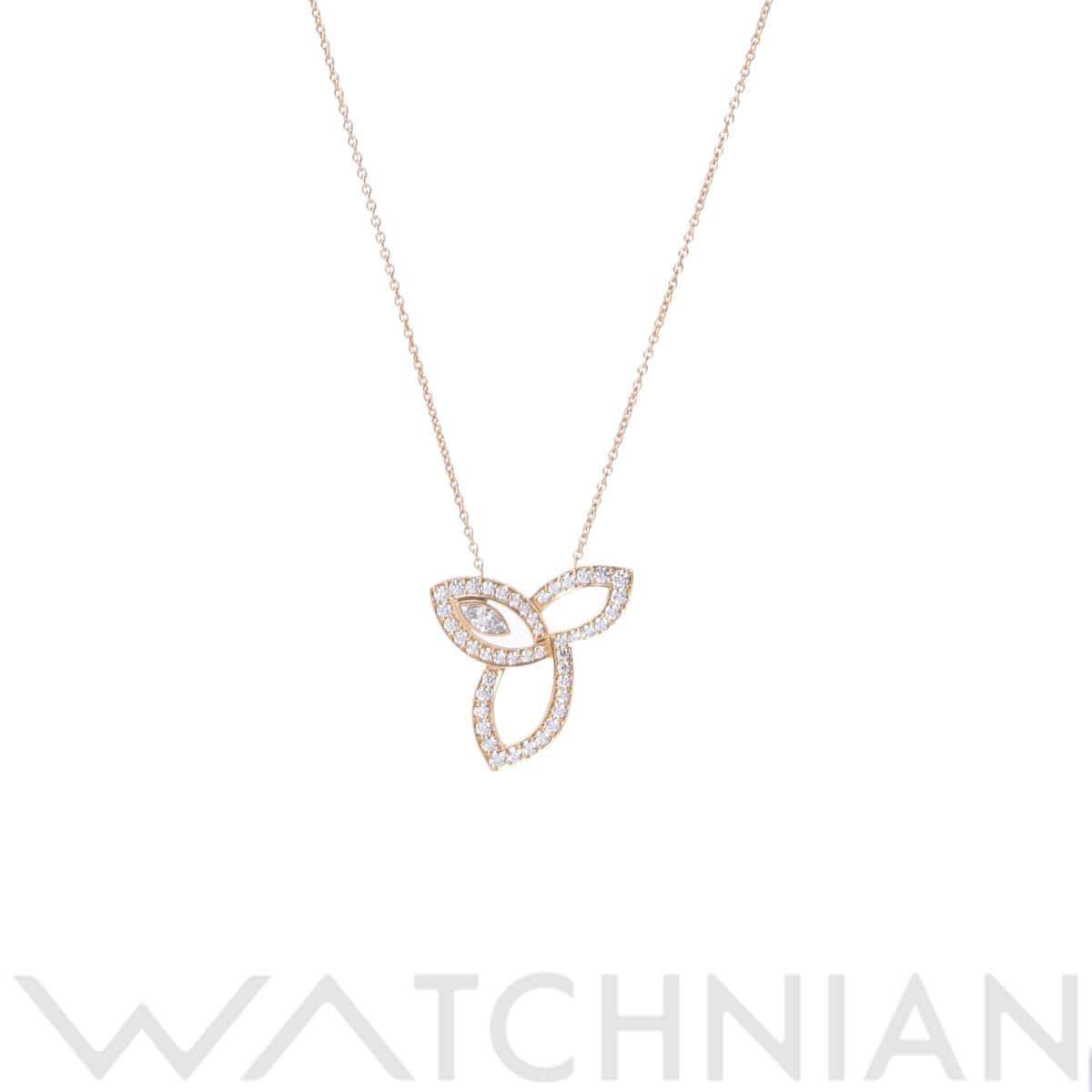 ハリー ウィンストン リリークラスターネックレス　ダイヤ ゴールド K18イエローゴールド YG レディース ジュエリー 【中古】【jewelry】