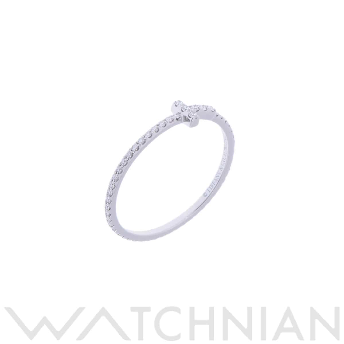 ティファニー Tワイヤーバンド リング シルバー K18ホワイトゴールド WG レディース ジュエリー 【中古】【jewelry】