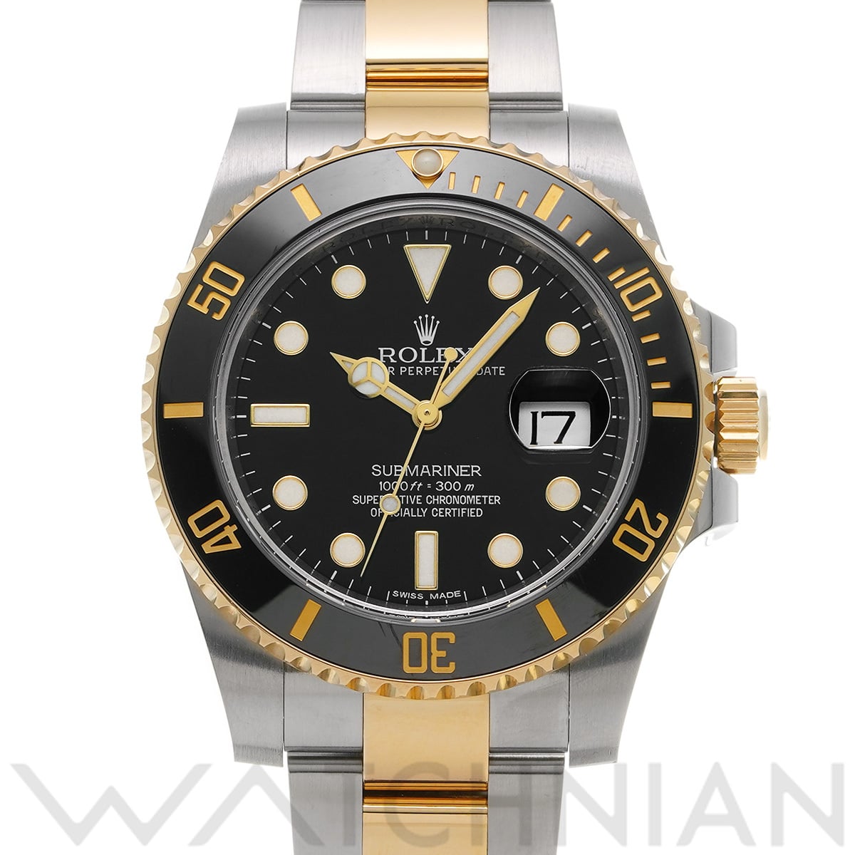 ロレックス サブマリーナ デイト 116613LN ブラック メンズ 時計 【中古】【wristwatch】