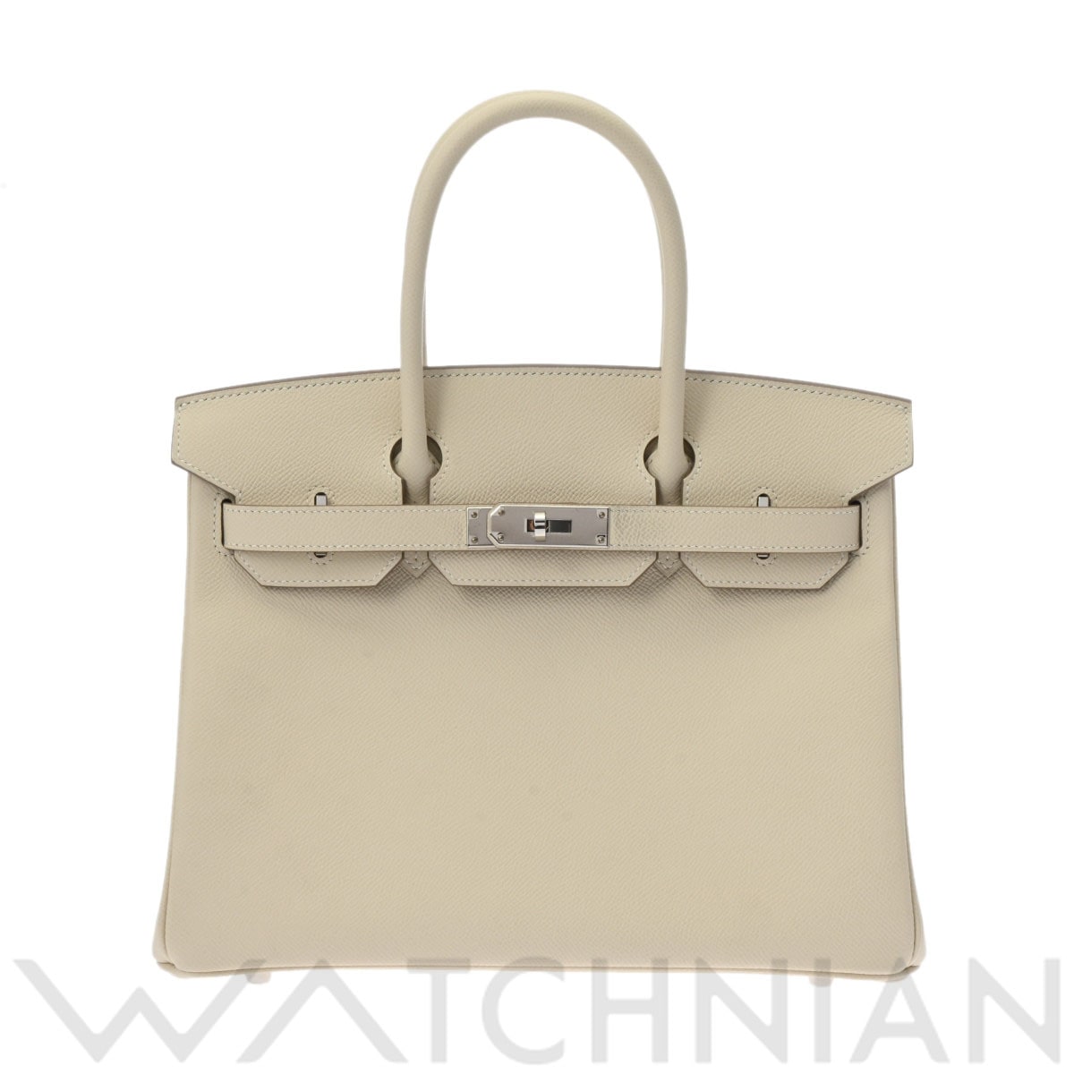 エルメス バーキン 30 クレ/パラジウム金具 ヴォーエプソン レディース バッグ 【中古】【bag】