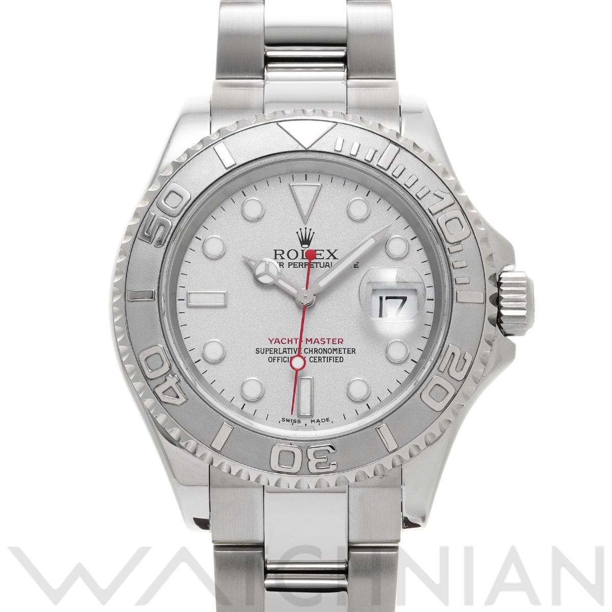 ロレックス ヨットマスター ロレジウム 16622 グレー メンズ 時計 【中古】【wristwatch】