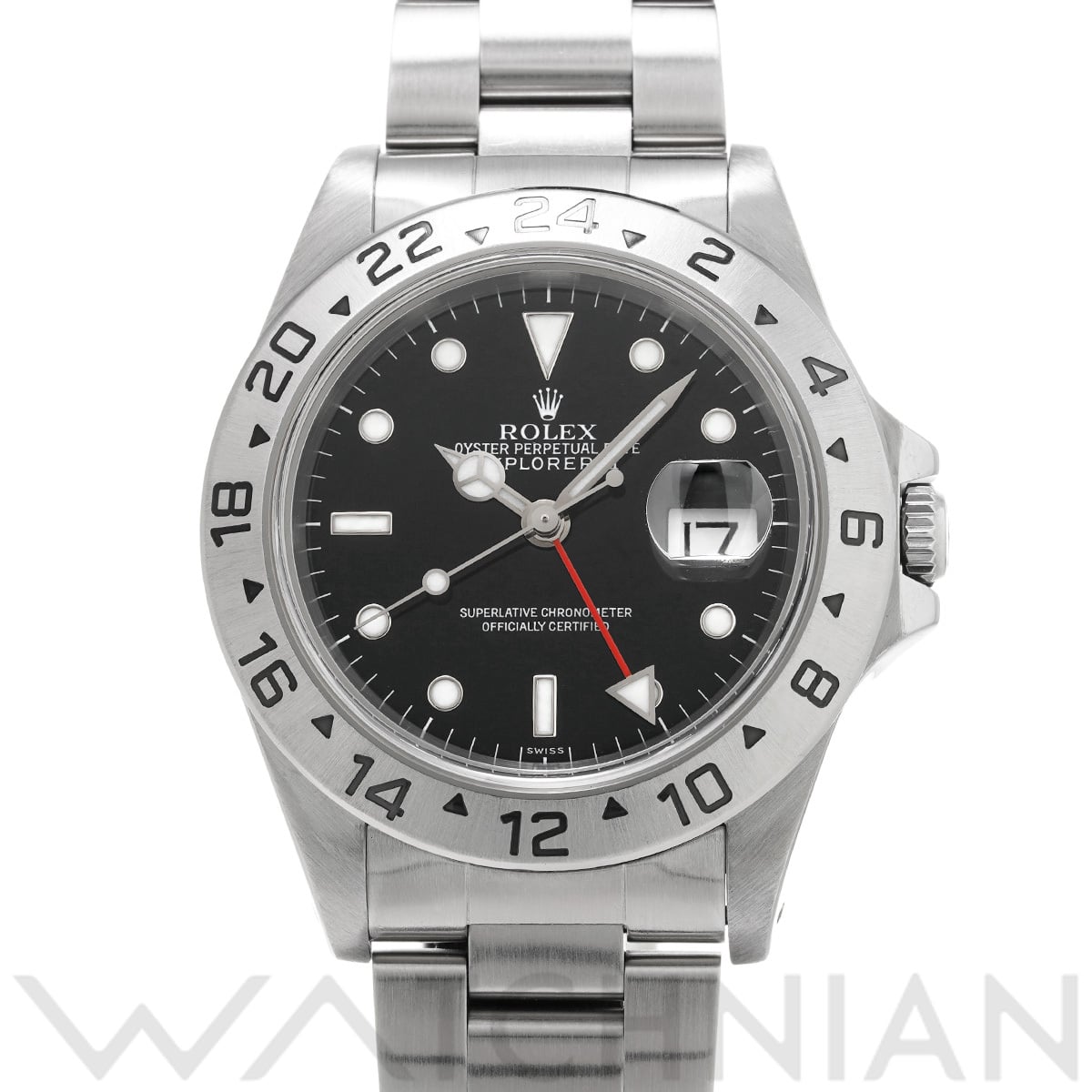 ロレックス エクスプローラーII 16570 ブラック メンズ 時計 【中古】【wristwatch】