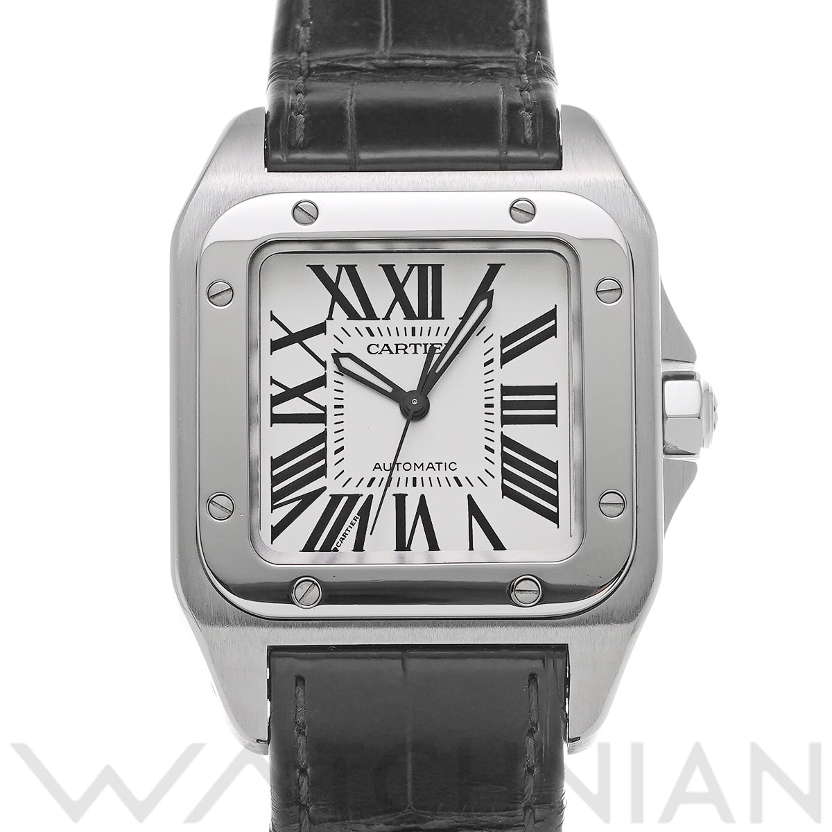 カルティエ サントス 100 MM W20106X8 シルバー ユニセックス 時計 【中古】【wristwatch】