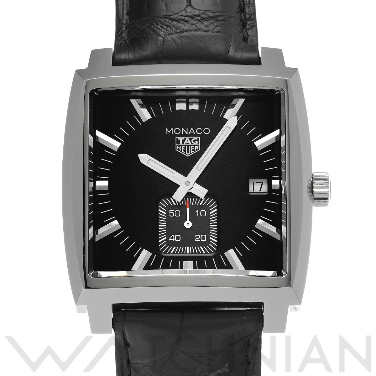 タグ ホイヤー モナコ クォーツ WAW131A.FC6177 ブラックラッカー ユニセックス 時計 【中古】【wristwatch】