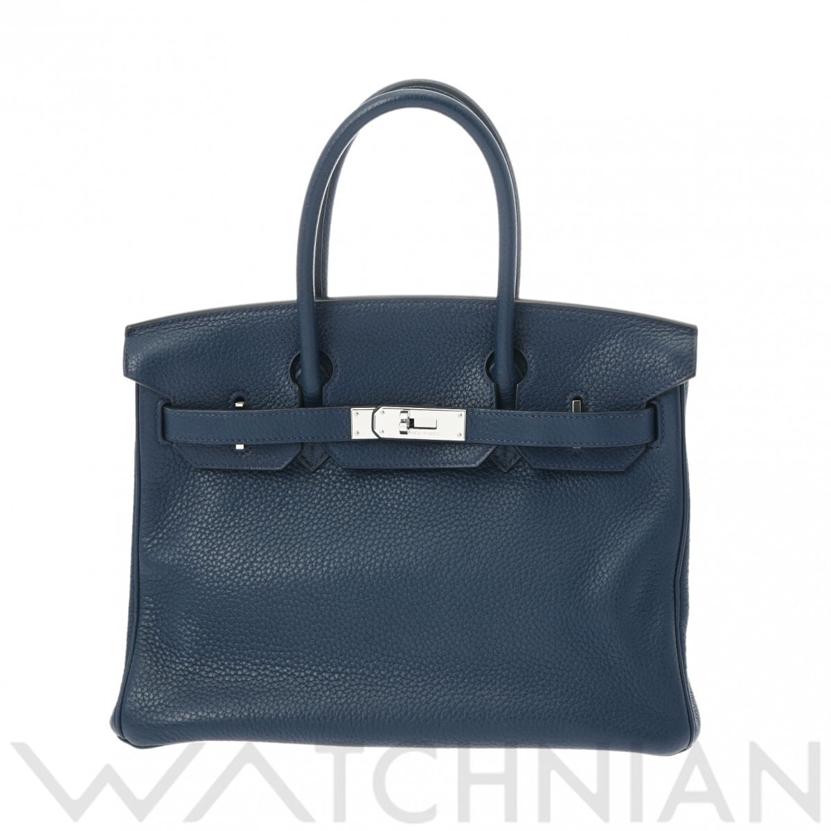 エルメス バーキン 30 ブルーサフィール/パラジウム金具 トリヨンクレマンス レディース バッグ 【中古】【bag】