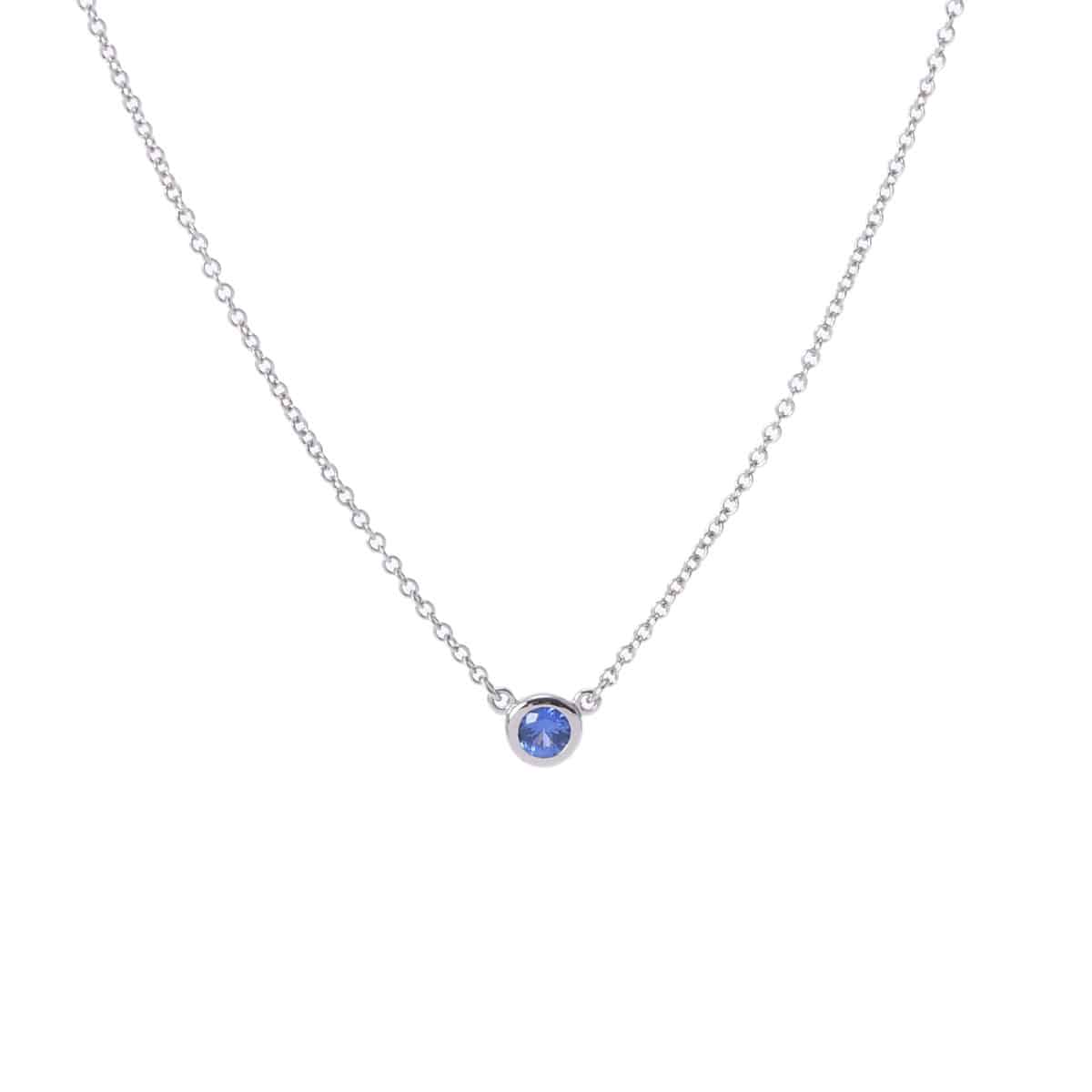 ティファニー バイザヤード ネックレス シルバー Pt950プラチナ レディース ジュエリー 【中古】【jewelry】