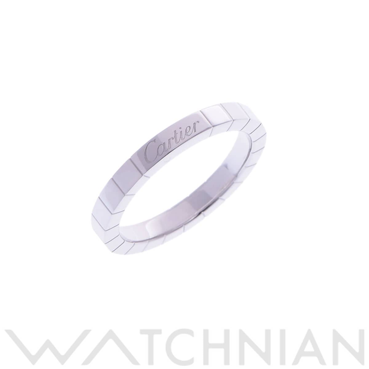 カルティエ ラニエールリング ＃58 シルバー K18ホワイトゴールド WG レディース ジュエリー 【中古】【jewelry】