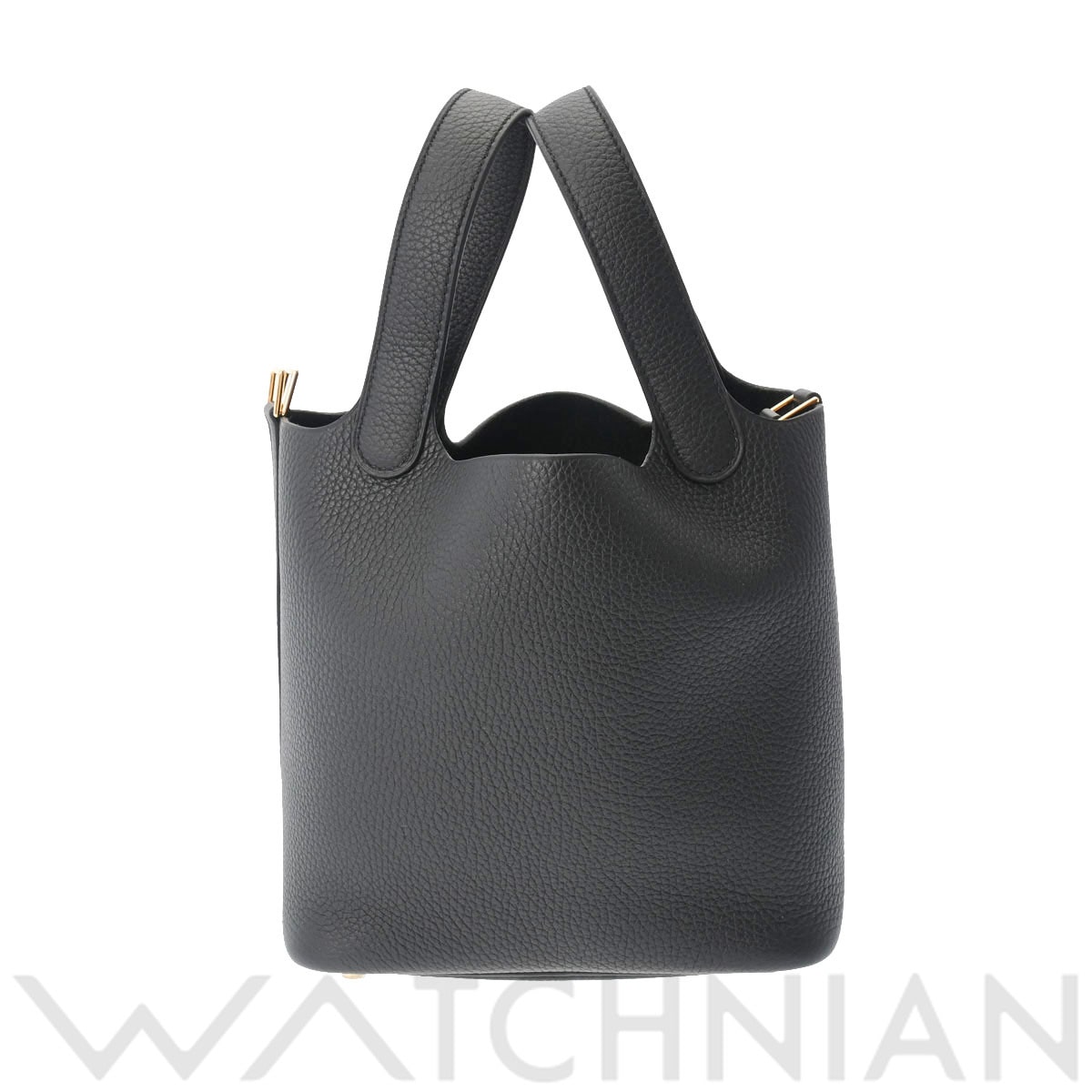 エルメス ピコタンロック PM  ブラック/ゴールド金具 トリヨンクレマンス レディース バッグ 【未使用】【bag】