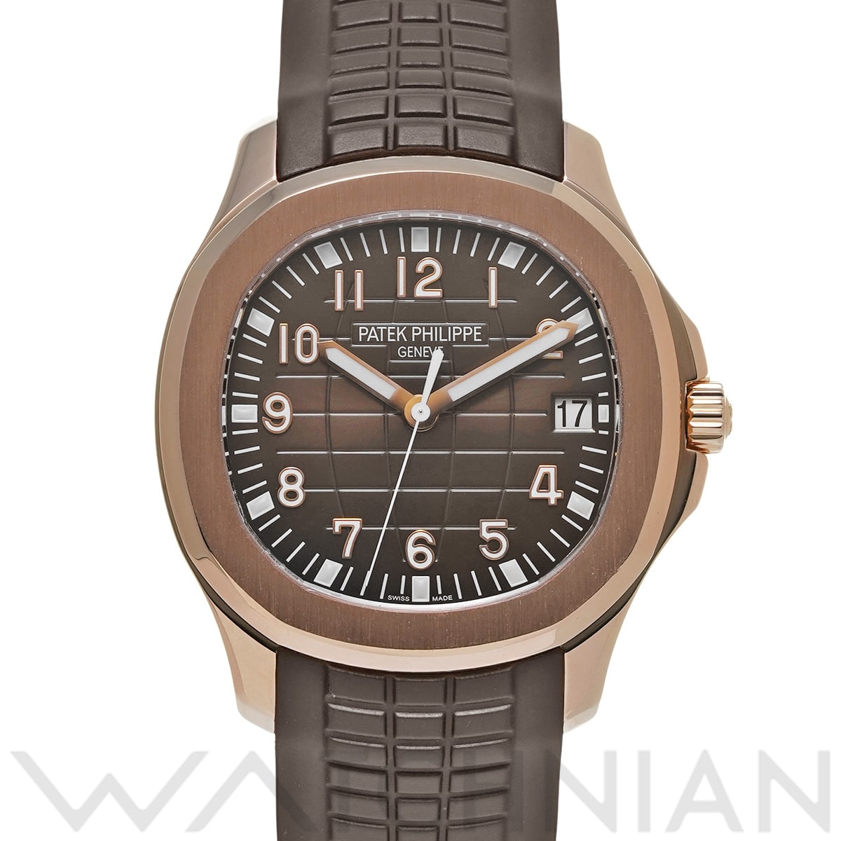 パテック フィリップ アクアノート 5167R-001 ブラウン・エンボス メンズ 時計 【中古】【wristwatch】