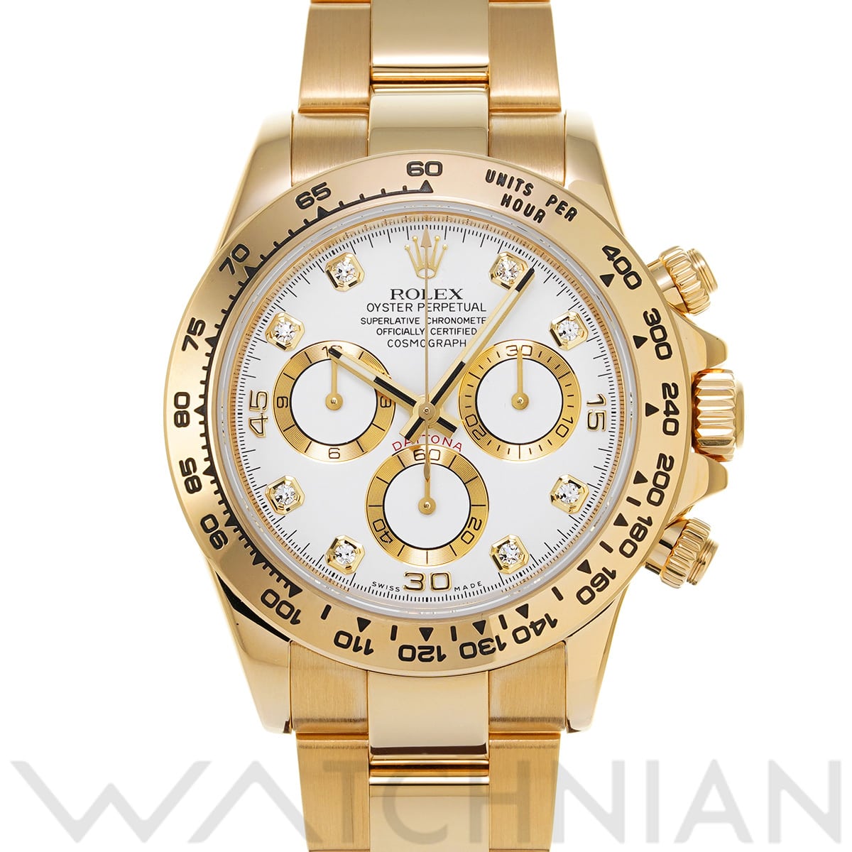 ロレックス コスモグラフ デイトナ 116508G ホワイト/ダイヤモンド メンズ 時計 【中古】【wristwatch】
