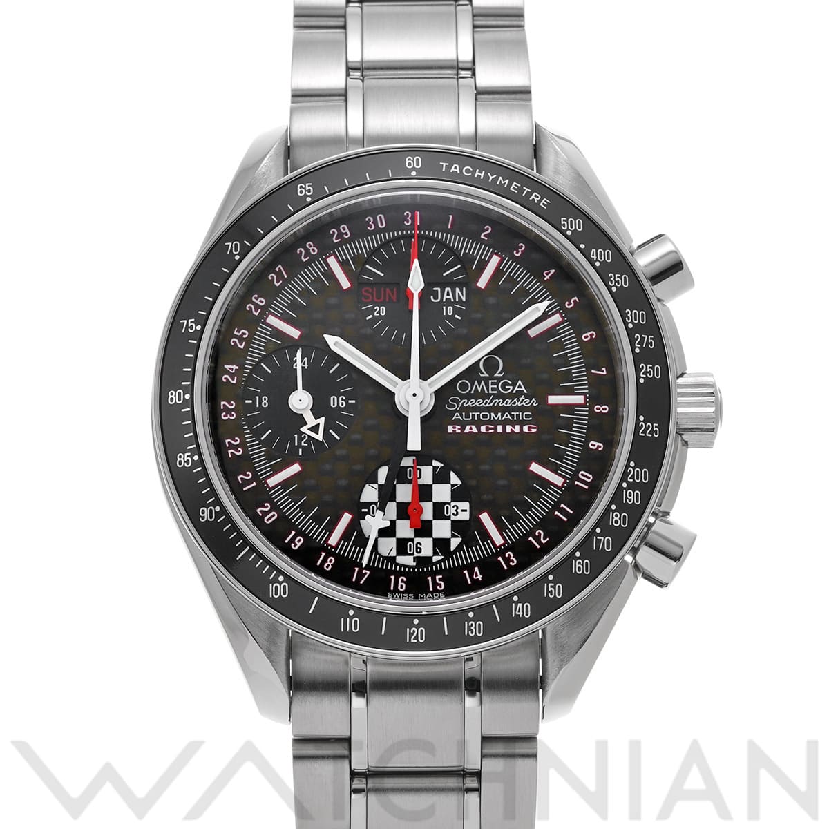 オメガ スピードマスター レーシング ミハエル・シューマッハ 2002 3529.50 ブラック メンズ 時計 【中古】【wristwatch】