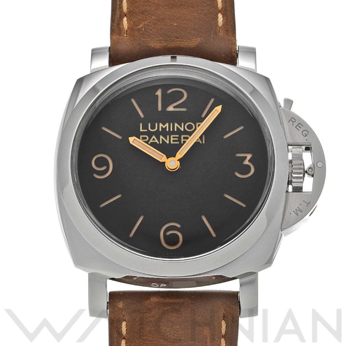 パネライ ルミノール 1950 3デイズ アッチャイオ PAM00372 ブラック メンズ 時計 【中古】【wristwatch】