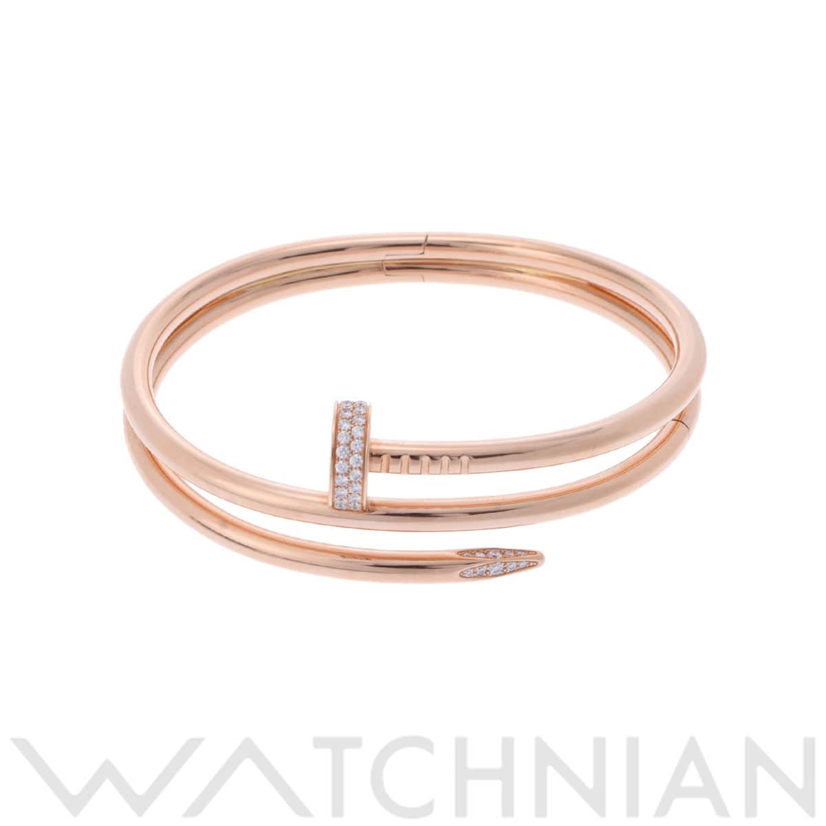 カルティエ ジュストアンクル ブレスレット #16 ゴールド K18イエローゴールド YG レディース ジュエリー 【中古】【jewelry】