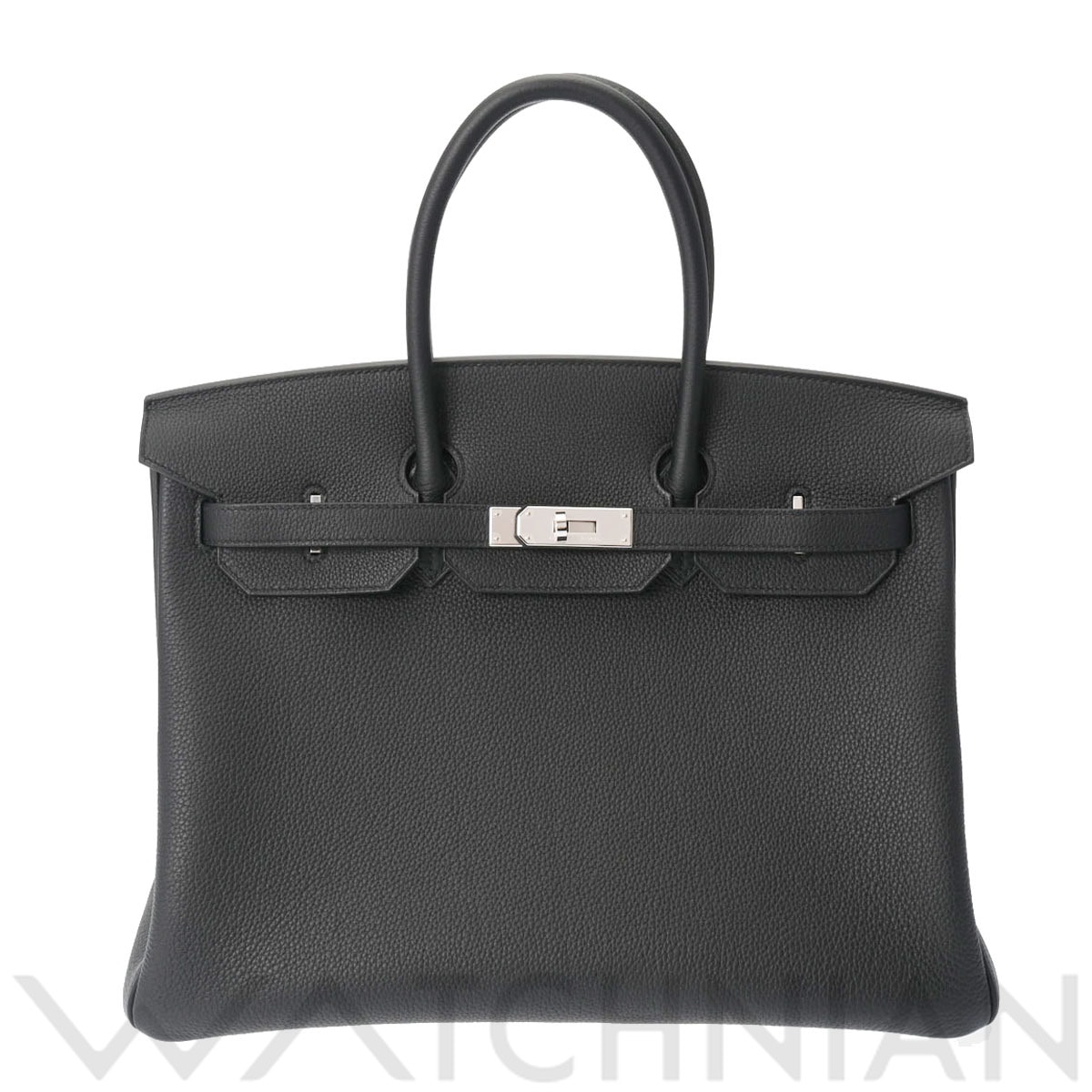 エルメス バーキン 35 ブラック/パラジウム金具 トゴ ユニセックス バッグ 【未使用】【bag】
