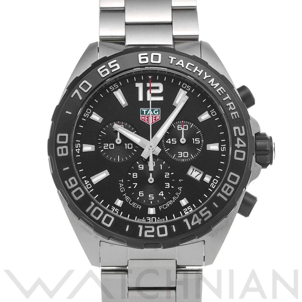 タグ ホイヤー フォーミュラ1 クォーツ クロノグラフ CAZ1010.BA0842 ブラック メンズ 時計 【中古】【wristwatch】