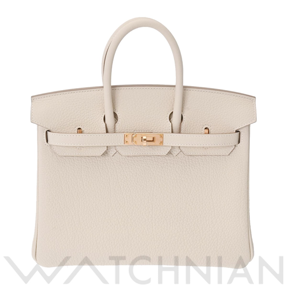 エルメス バーキン 25 クレ/ローズゴールド金具 トゴ レディース バッグ 【新品】【bag】