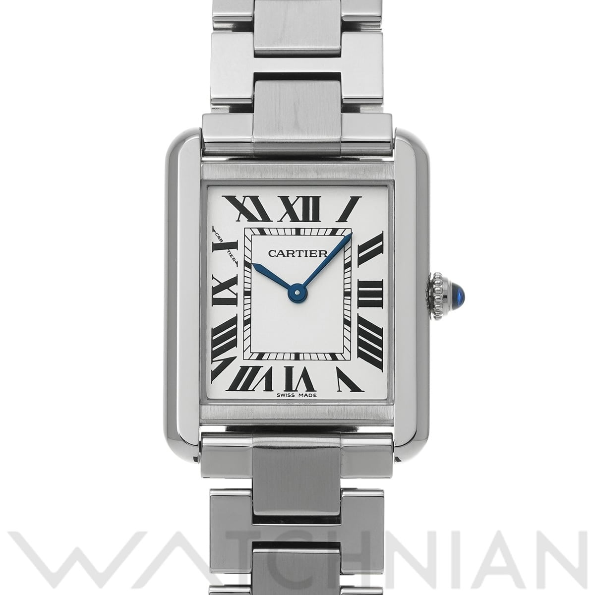 カルティエ タンク ソロ SM W5200013 シルバー レディース 時計 【中古】【wristwatch】