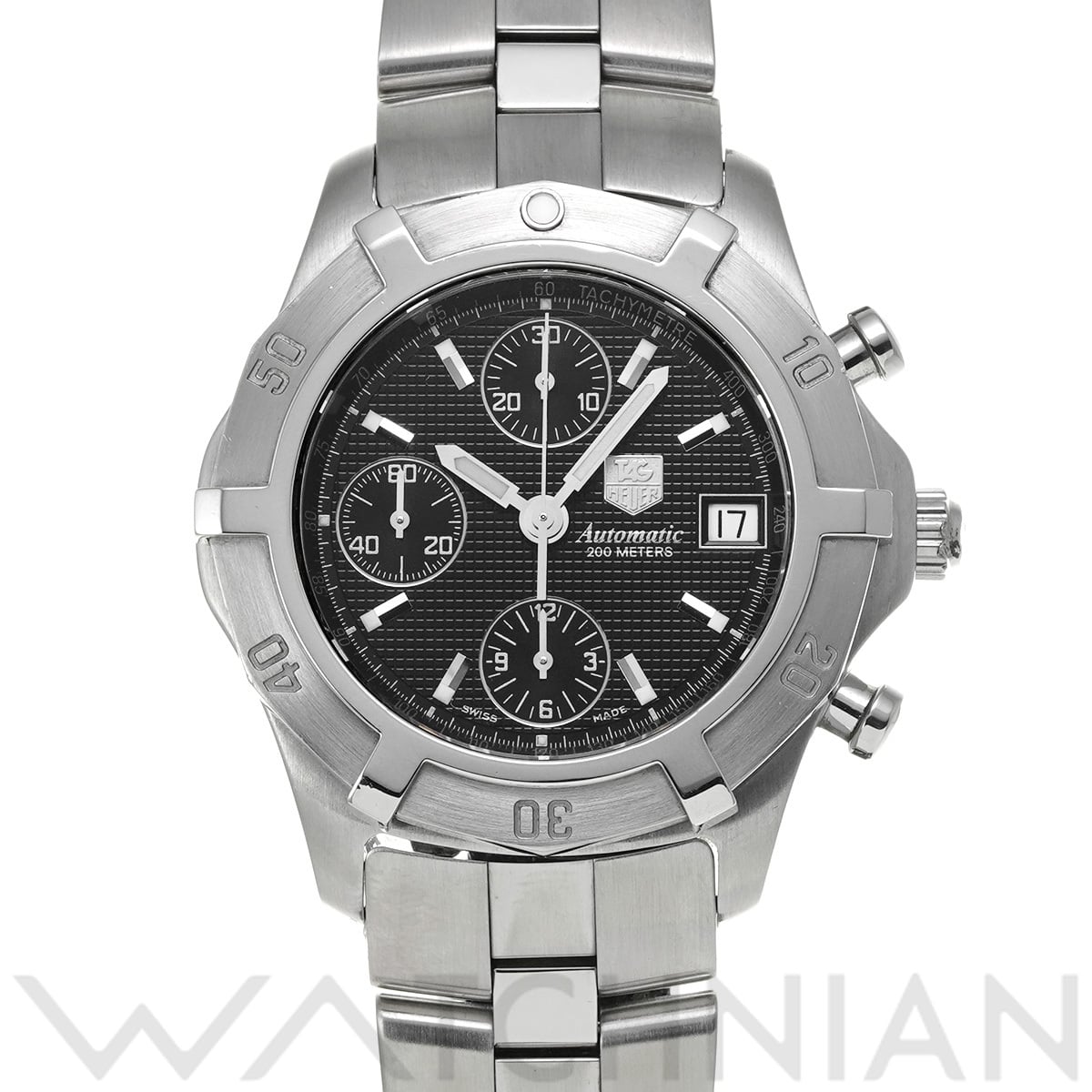 タグ ホイヤー エクスクルーシブ クロノグラフ CN2111.BA0339 ブラック メンズ 時計 【中古】【wristwatch】