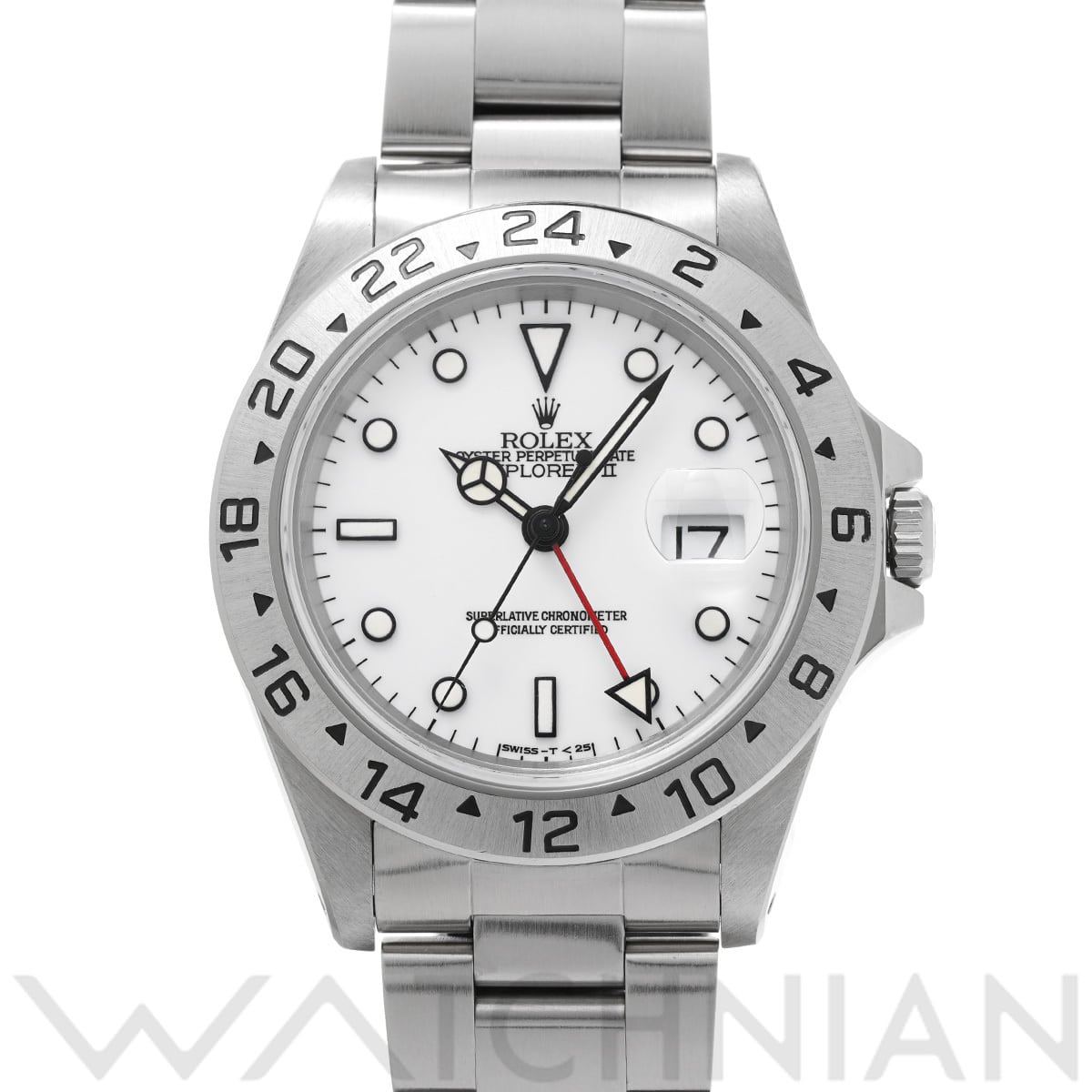 ロレックス エクスプローラーII 16570 ホワイト メンズ 時計 【中古】【wristwatch】