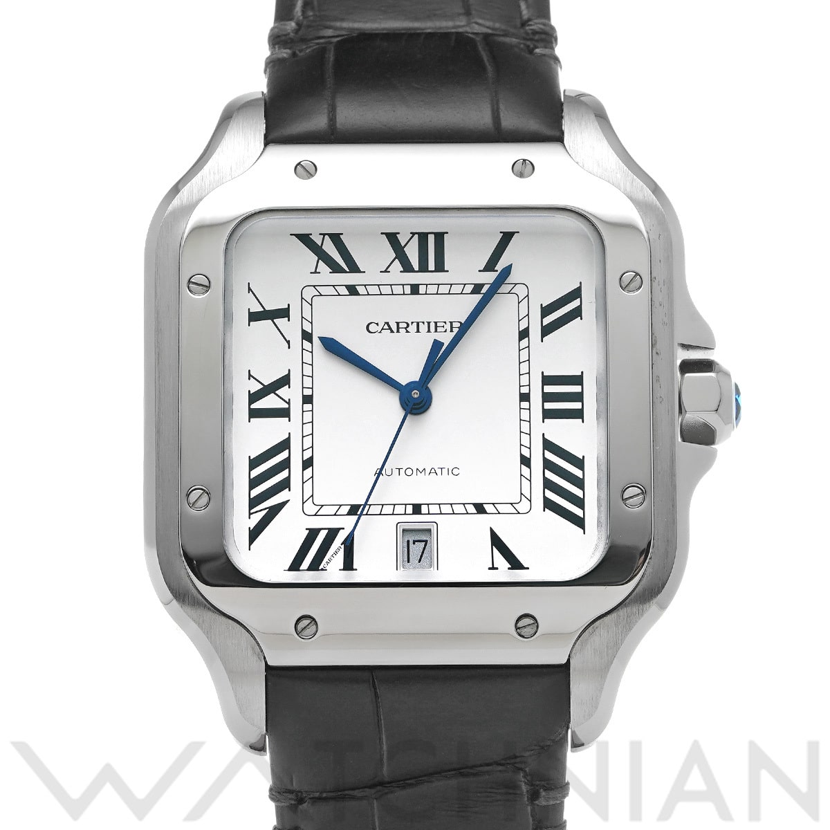 カルティエ サントス ドゥ カルティエ LM WSSA0018 シルバー メンズ 時計 【中古】【wristwatch】