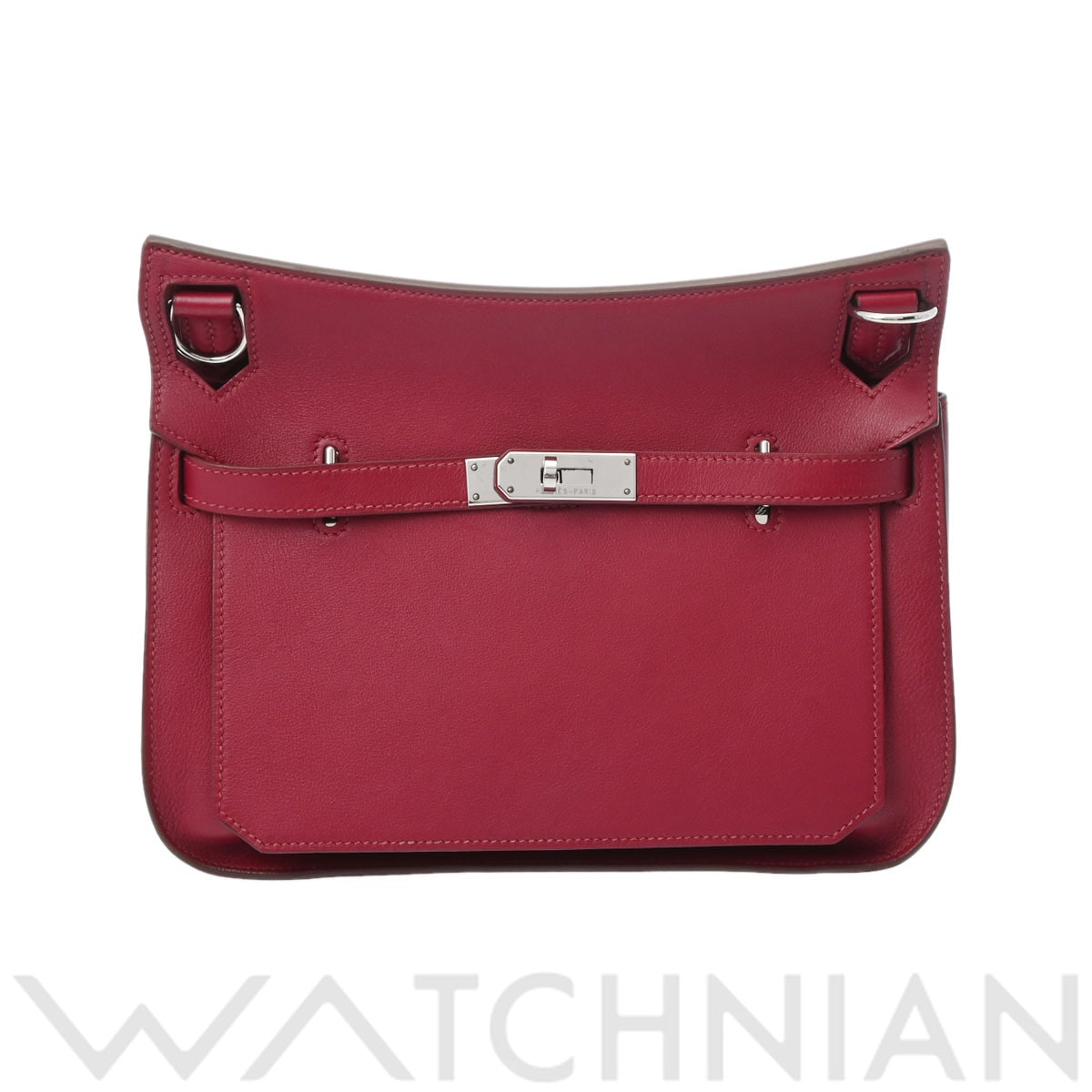 エルメス ジプシエール 28  ルビー/パラジウム金具 ヴォースイフト レディース バッグ 【中古】【bag】