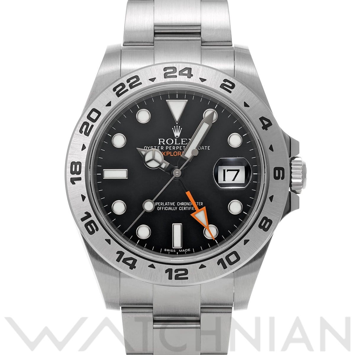 ロレックス エクスプローラーII 216570 ブラック メンズ 時計 【中古】【wristwatch】