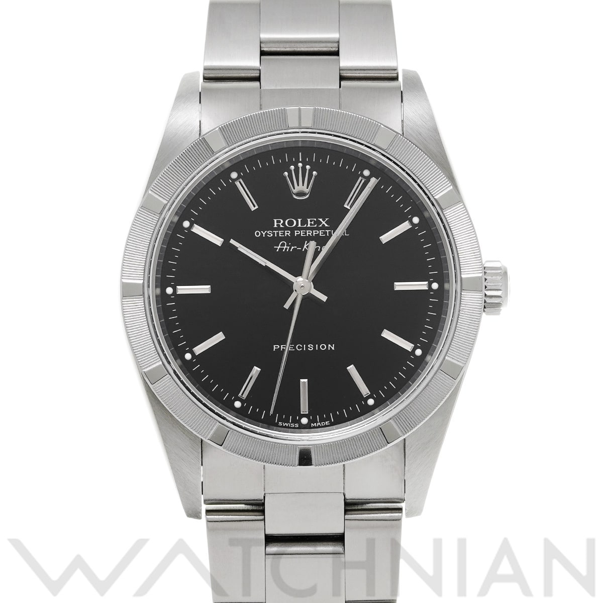 ロレックス エアキング 14010M ブラック メンズ 時計 【中古】【wristwatch】