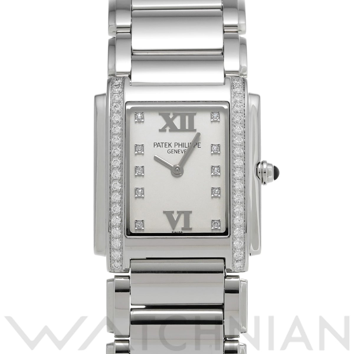 パテック フィリップ トゥエンティ-4 4910/10A-011 オパーリン/ダイヤモンド レディース 時計 【中古】【wristwatch】