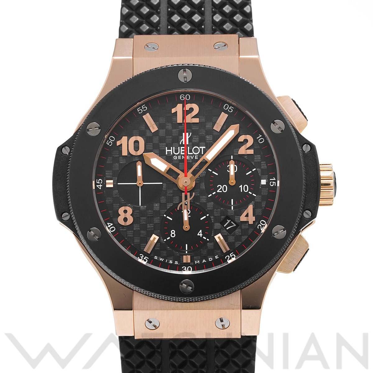 ウブロ ビッグバン ゴールド セラミック 301.PB.131.RX ブラックカーボン メンズ 時計 【中古】【wristwatch】