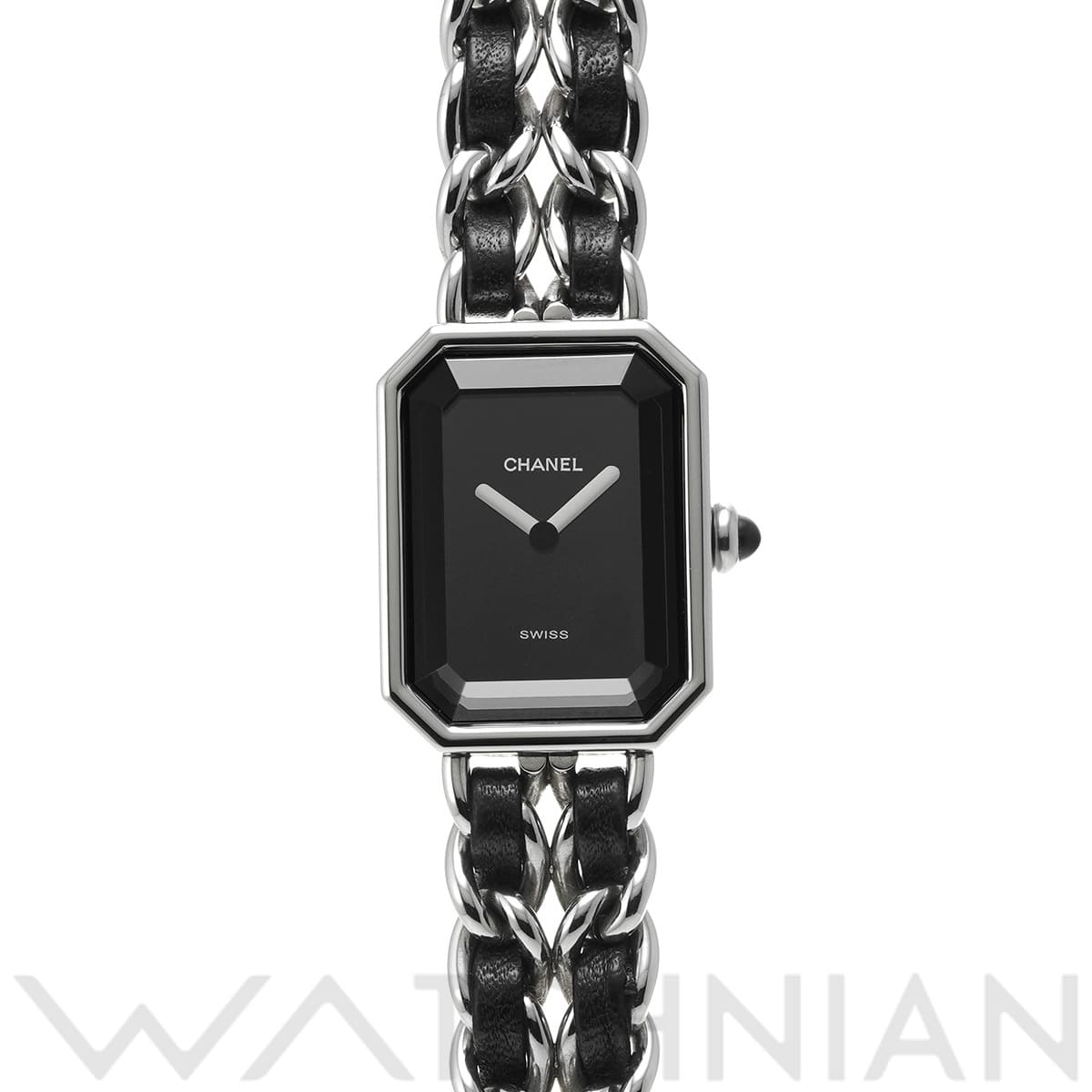 シャネル プルミエール M H0451 ブラック レディース 時計 【中古】【wristwatch】