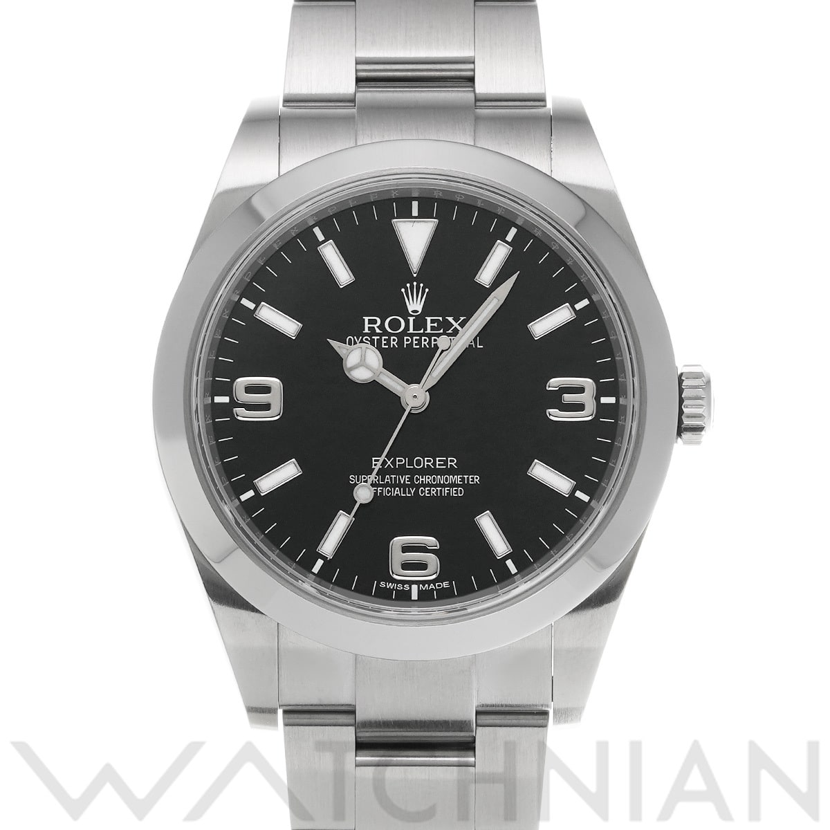 ロレックス エクスプローラー 214270 ブラック メンズ 時計 【中古】【wristwatch】