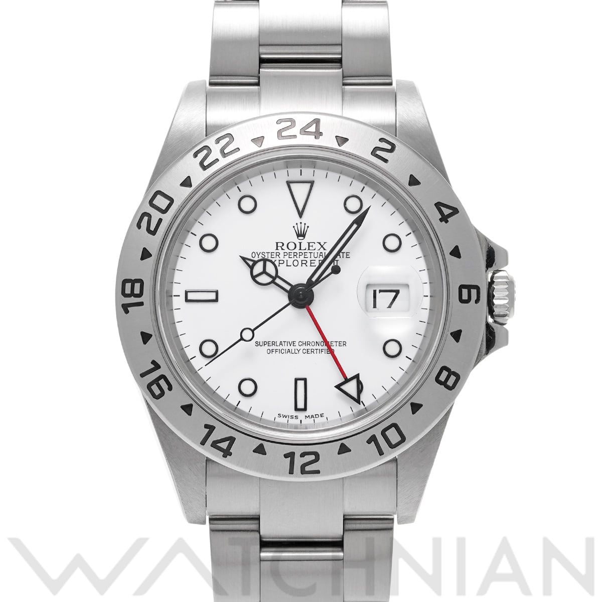 ロレックス エクスプローラーII 16570 ホワイト メンズ 時計 【中古】【wristwatch】