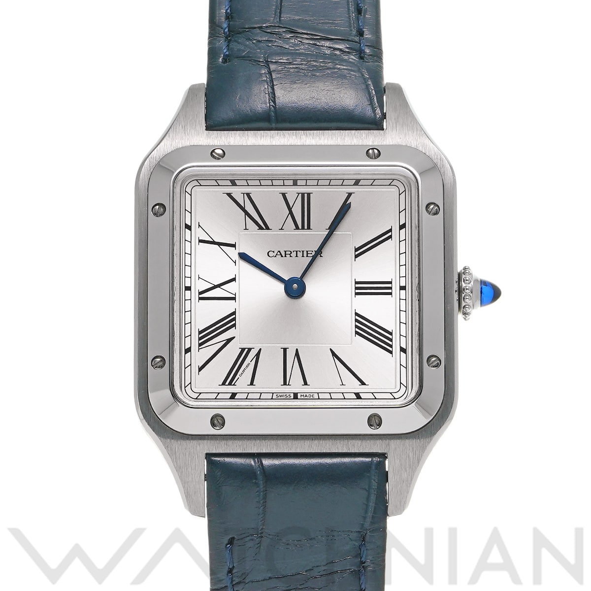 カルティエ サントス デュモン LM WSSA0022 シルバー メンズ 時計 【中古】【wristwatch】