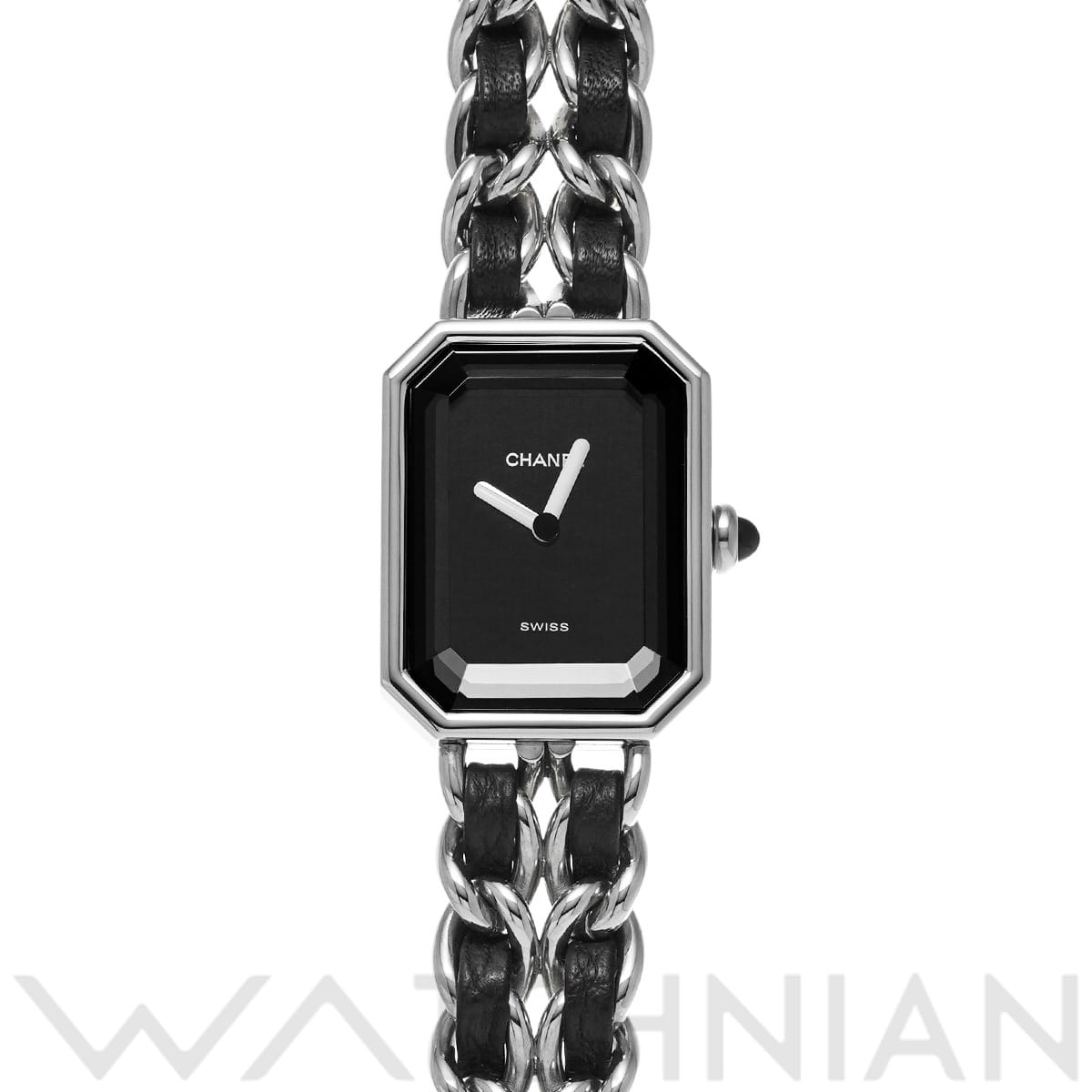 シャネル プルミエール M H0451 ブラック レディース 時計 【中古】【wristwatch】