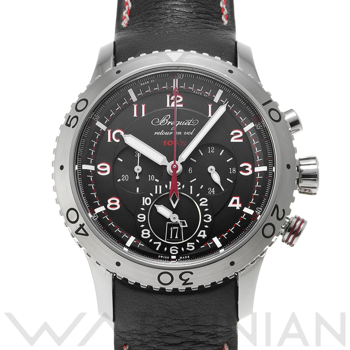 ブレゲ タイプXXII 3880ST/H2/3XV ブラック メンズ 時計 【中古】【wristwatch】