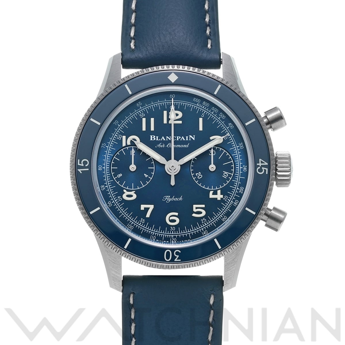 ブランパン エアコマンド AC03 12B40 63A ブルー メンズ 時計 【中古】【wristwatch】