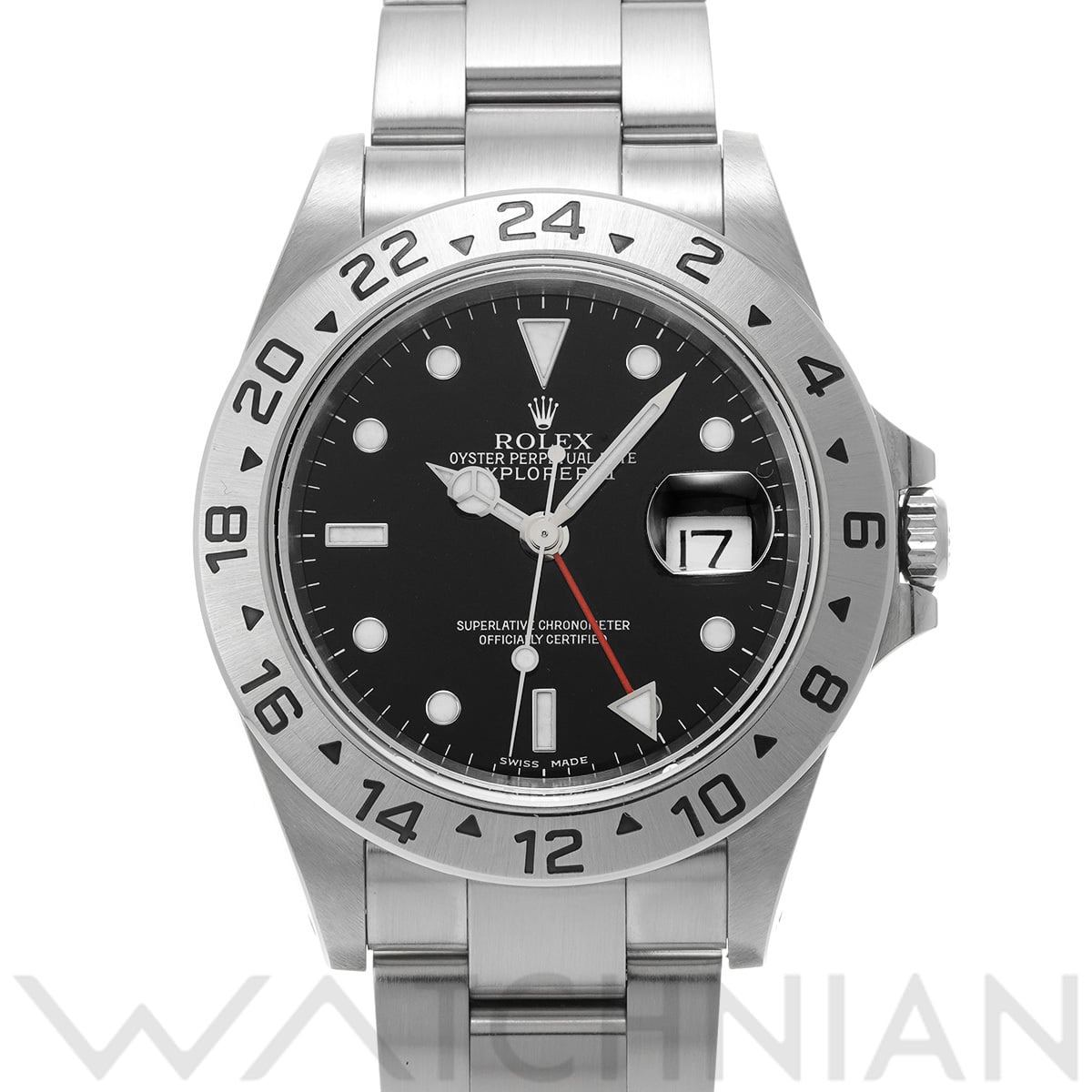 ロレックス エクスプローラーII 16570 ブラック メンズ 時計 【中古】【wristwatch】