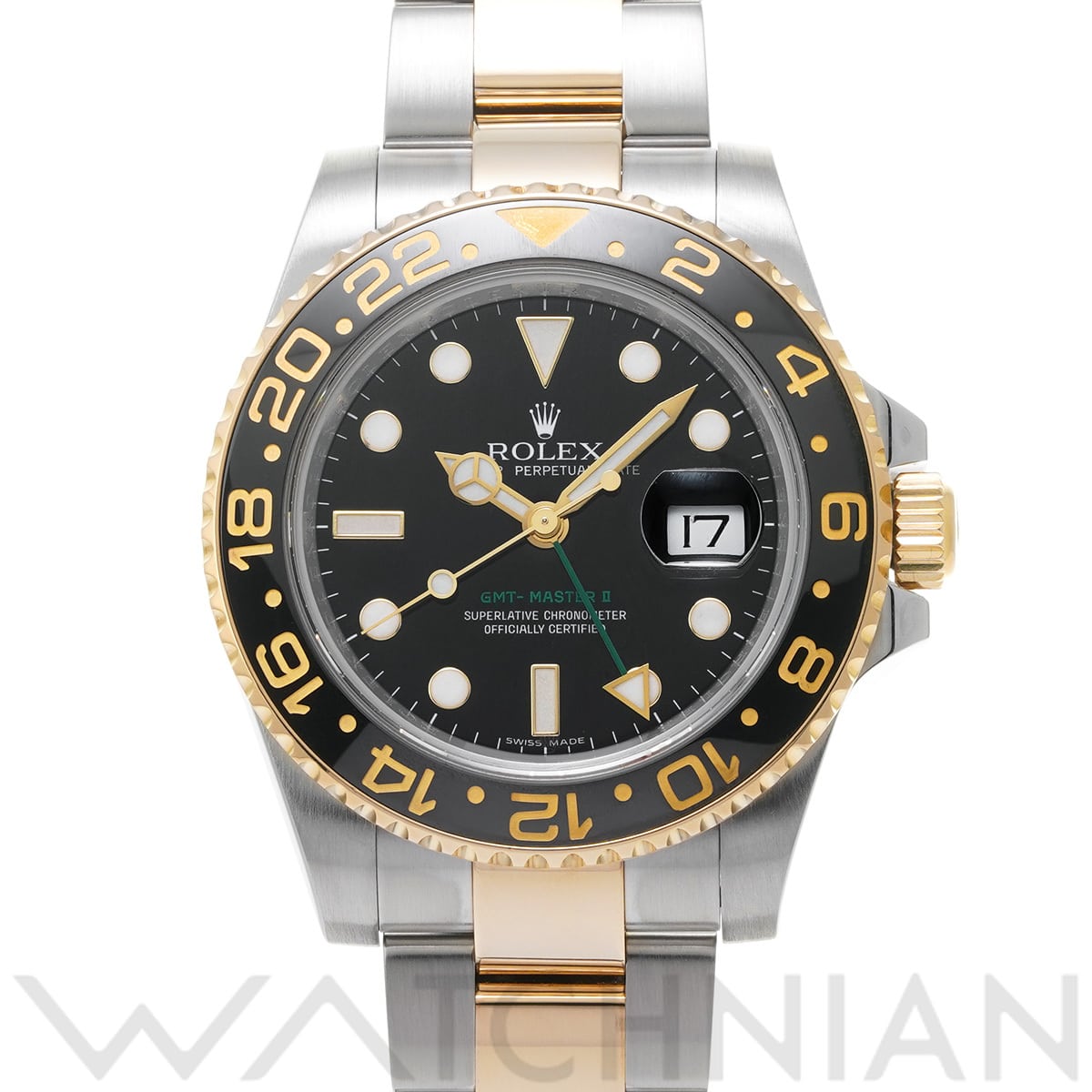 ロレックス GMTマスターII 116713LN ブラック メンズ 時計 【中古】【wristwatch】