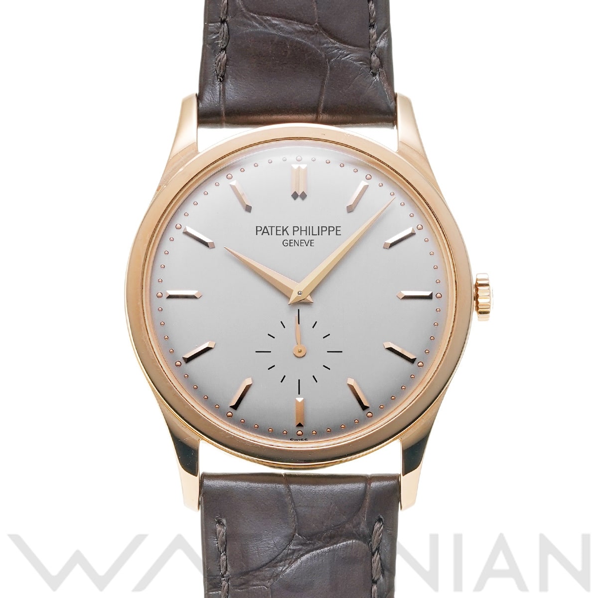 パテック フィリップ カラトラバ 5196R-001 シルバー メンズ 時計 【中古】【wristwatch】