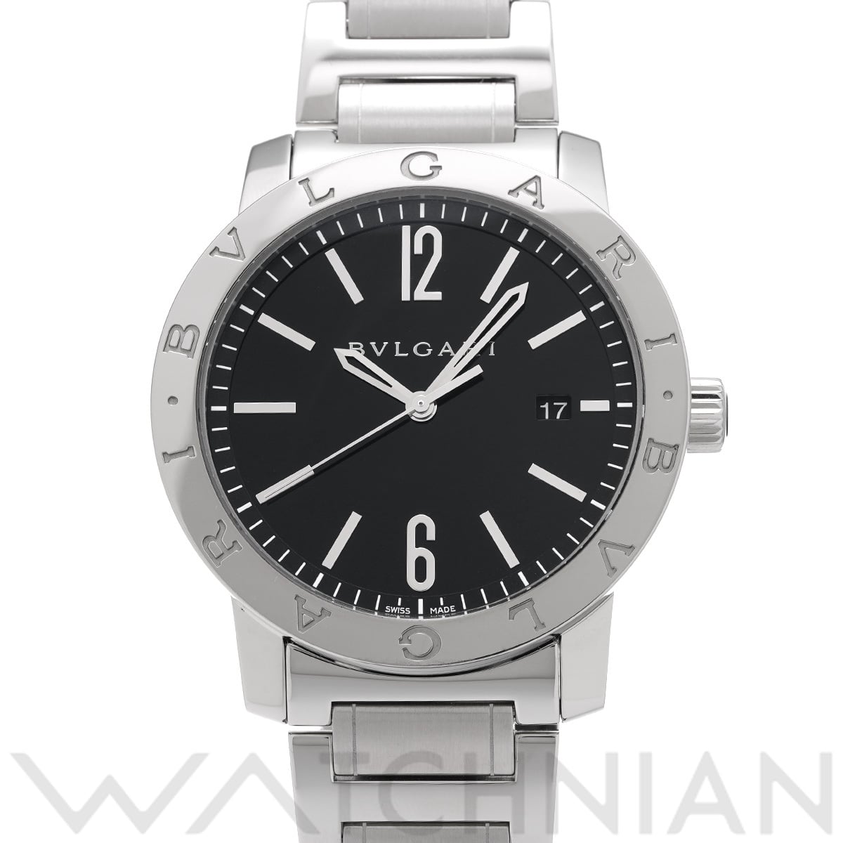 ブルガリ ブルガリブルガリ BB41S ブラック メンズ 時計 【中古】【wristwatch】