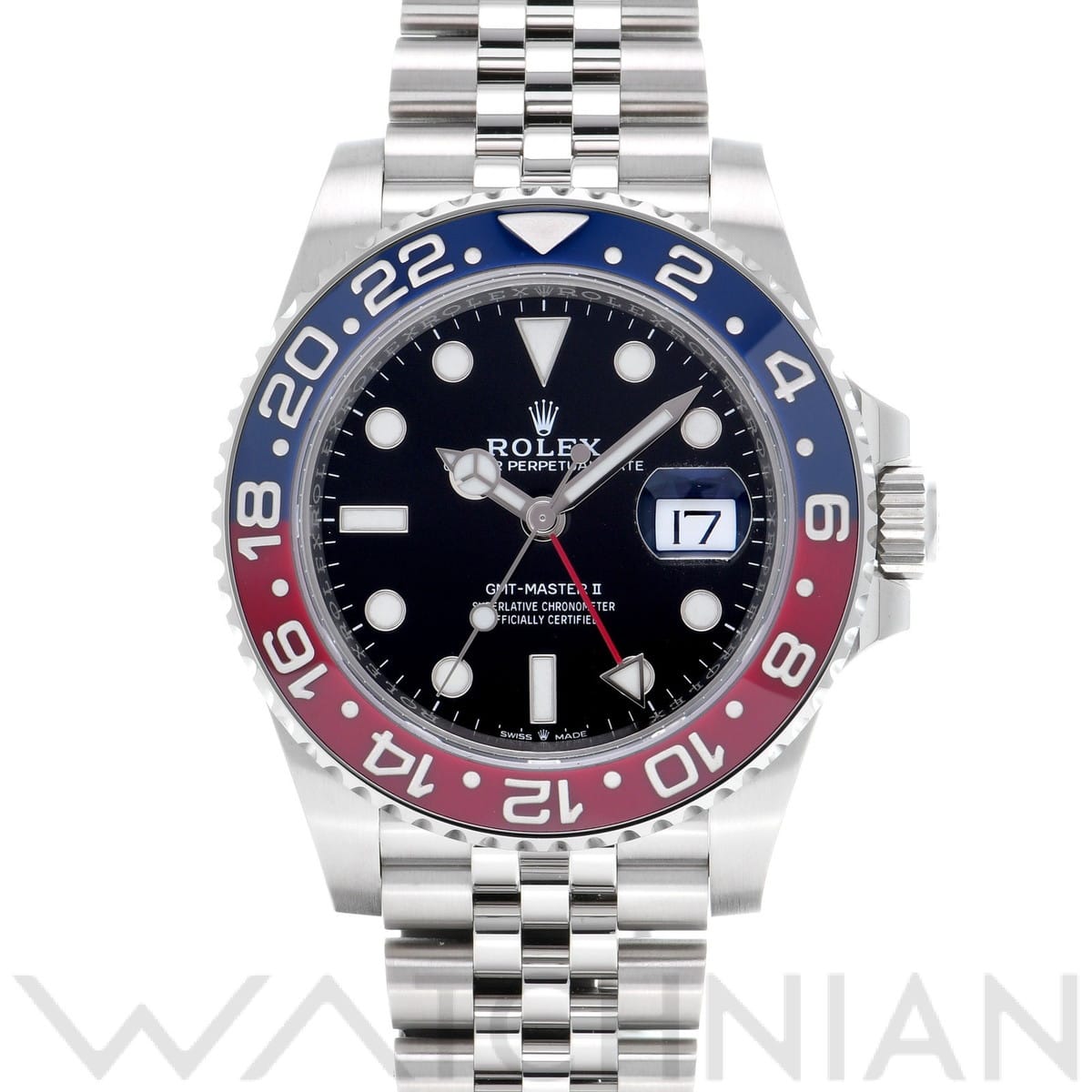 ロレックス GMTマスターII 126710BLRO ブラック メンズ 時計 【中古】【wristwatch】