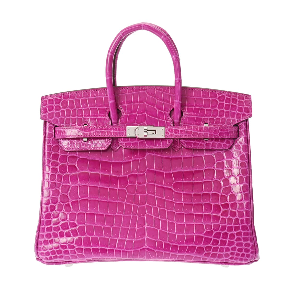 エルメス バーキン 25 ローズシェヘラザード/パラジウム金具 ポロサスリセ レディース バッグ 【中古】【bag】