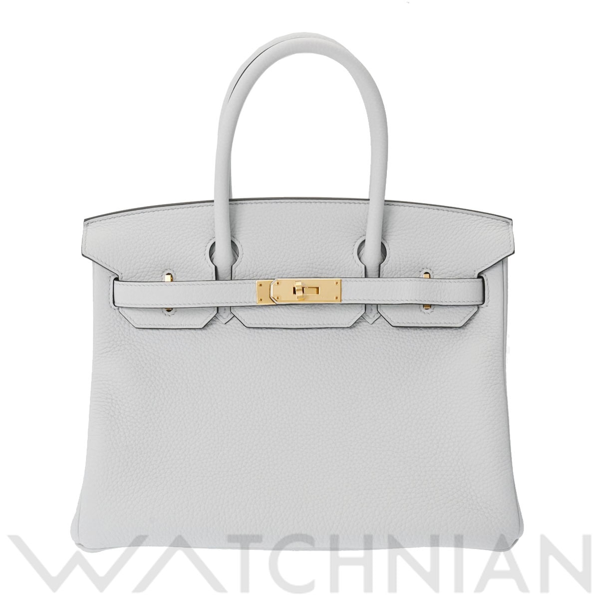 エルメス バーキン 30 ブルーペール/ゴールド金具 トリヨンクレマンス レディース バッグ 【未使用】【bag】